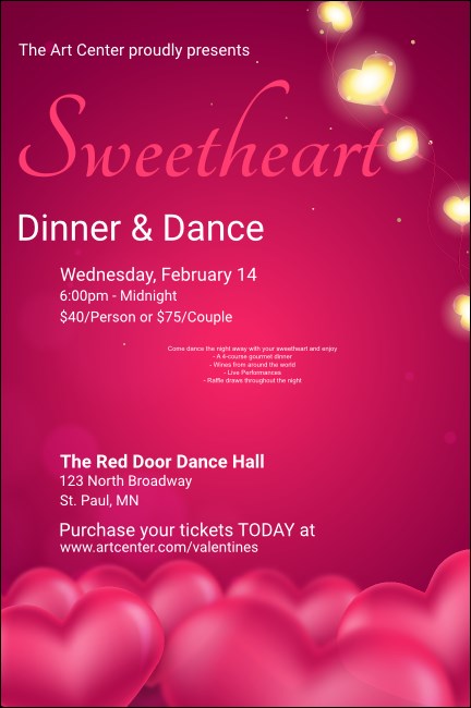 Valentines Day Lovehearts Poster Product Front