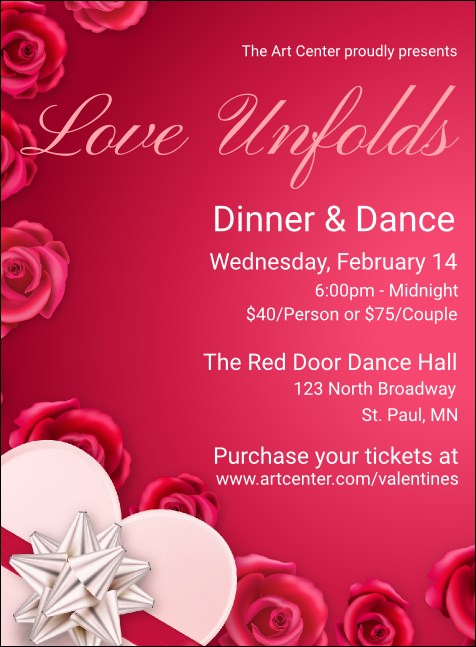 Love Unfolds Invitation Product Front