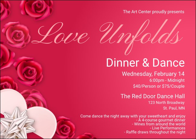 Love Unfolds Postcard Product Front