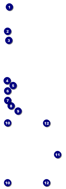 Valentines Day Date Event Ticket Front Field Markers