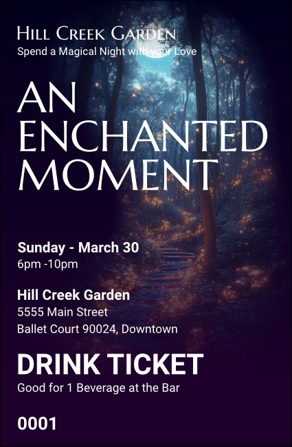 Enchanted Forest Drink Ticket