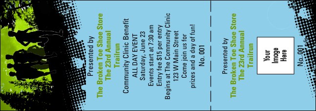 Trail Running Race General Admission Ticket Product Front