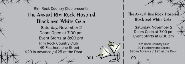 Gala General Admission Ticket Product Front