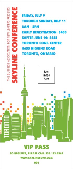 Toronto VIP Pass (White) Product Front