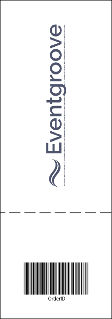 2012 Gold Semi-Formal Event Ticket Product Back