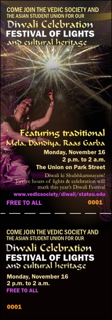 Diwali Festival General Admission Ticket Product Front
