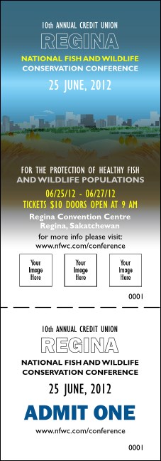 Regina Event Ticket Product Front