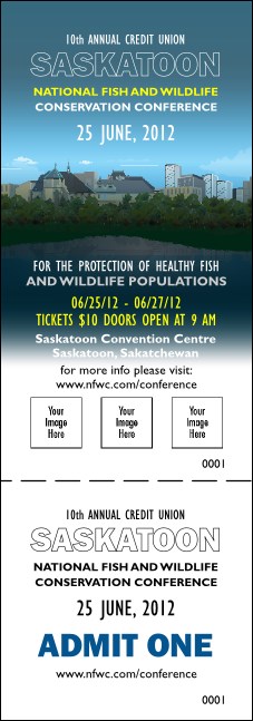 Saskatoon Event Ticket Product Front