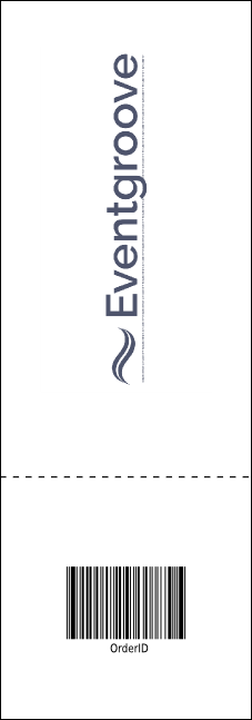 Year Parchment Paper Event Ticket Product Back