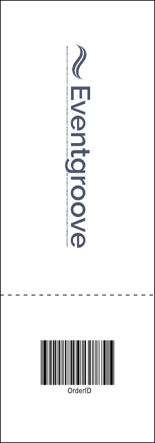 Birthday Party Green Event Ticket Product Back