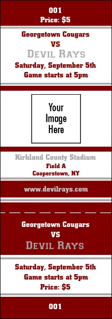 Sports Ticket 004 Product Front