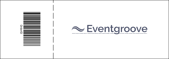 Blue Skies Event Ticket Product Back