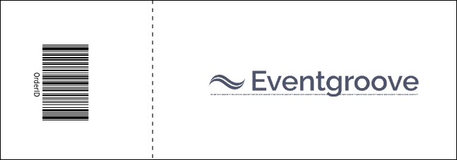Retro Gymnastics Event Ticket Product Back