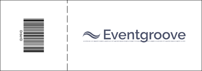 Hockey Badge Blue Event Ticket Product Back