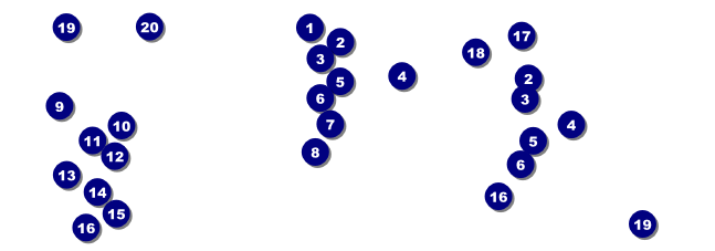 Hockey Badge Blue Event Ticket Front Field Markers