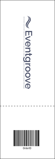 Fashion Show Event Ticket Product Back