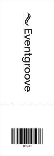 Peace Dove Event Ticket Product Back