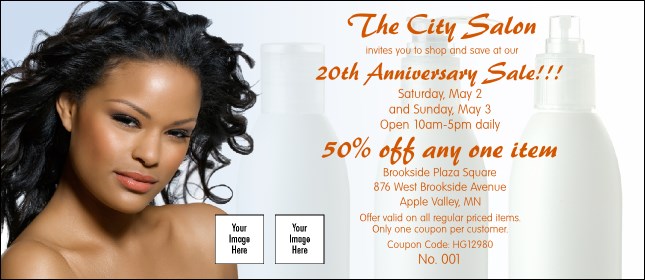 Hair Salon Coupon 2 Product Front