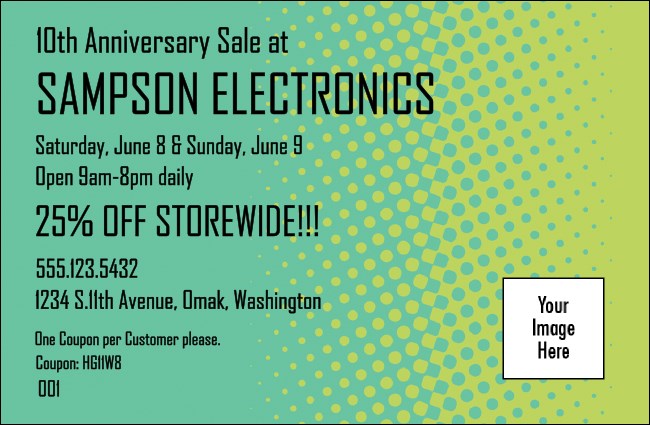 Dot Screen Coupon 1 Product Front