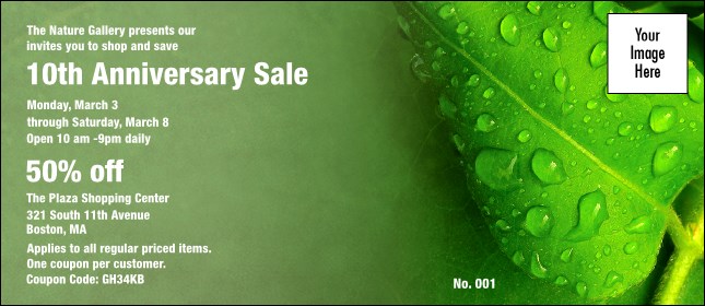 Raindrops Coupon 2 Product Front