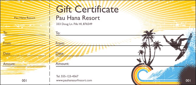 Surf Coupon Product Front