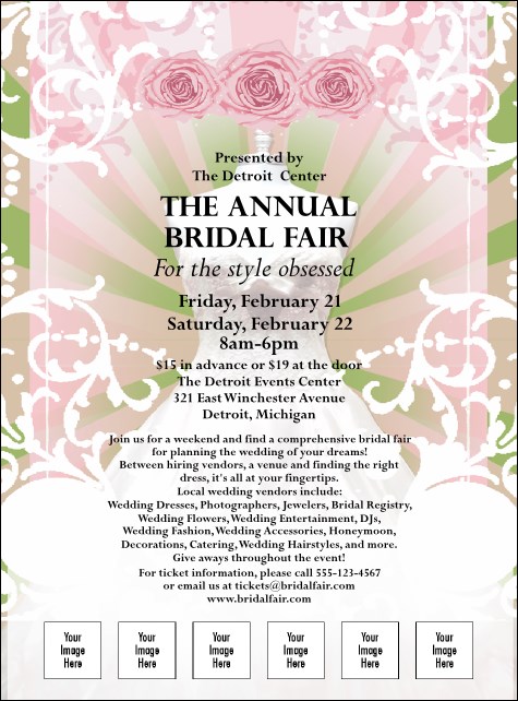Bridal Fair Flyer Product Front