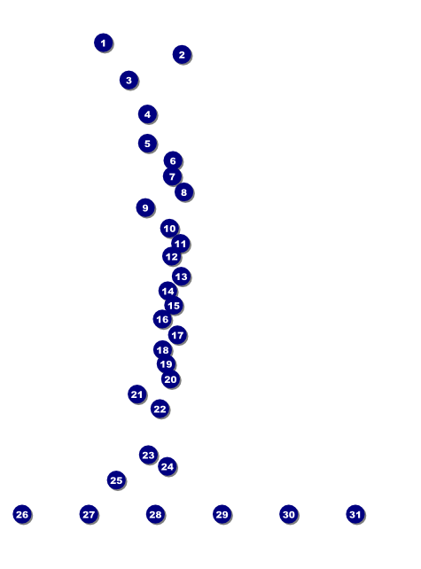 Jazz Concert Flyer (Black and White) Front Field Markers