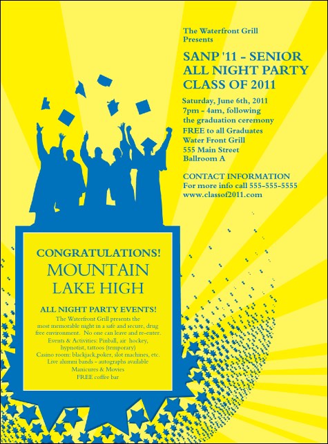 Bright Ideas Graduation Flyer Logo Product Front
