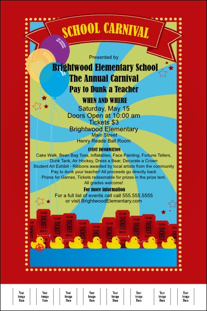 School Carnival Poster Product Front