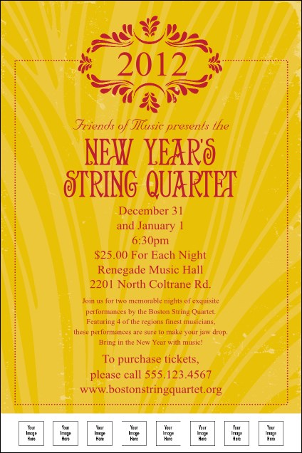 2012 Gold Semi-Formal Logo Poster