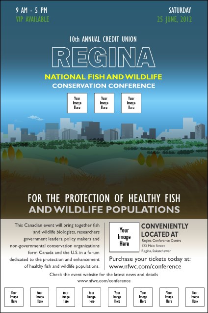 Regina Logo Poster Product Front