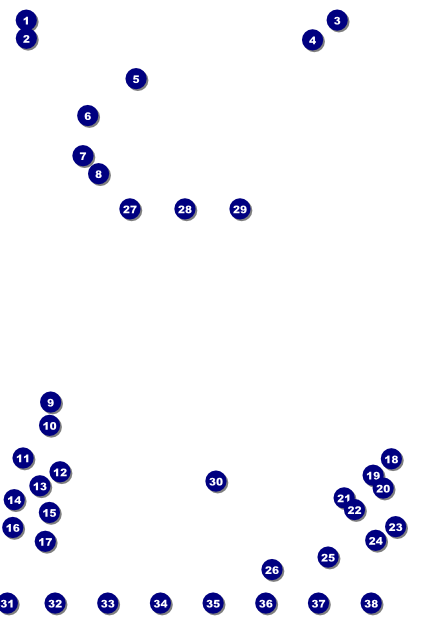 Hamilton Logo Poster Front Field Markers
