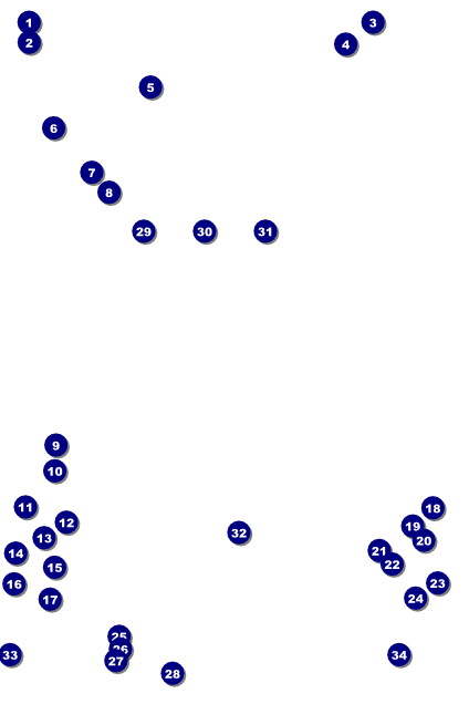 Hamilton Poster Front Field Markers