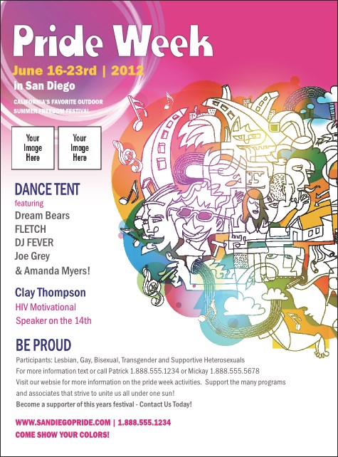 LGBT Pride Flyer Product Front