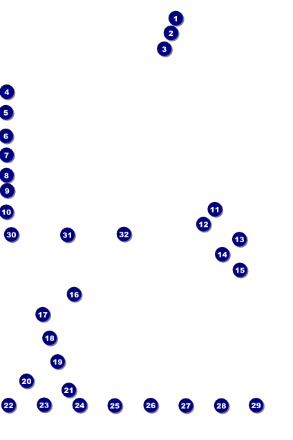 Contemporary Mixed Martial Arts Logo Poster Front Field Markers