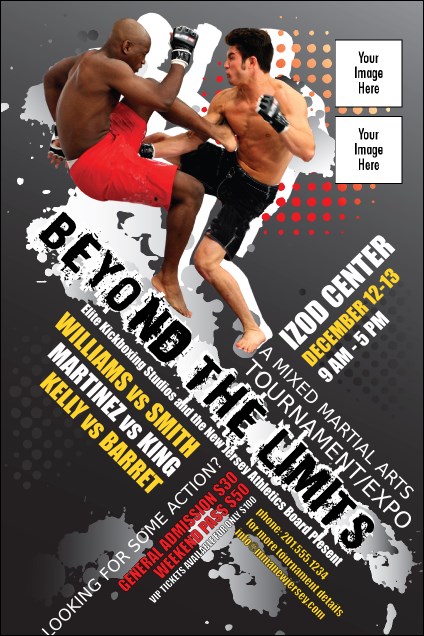 MMA Frontkick Poster Product Front