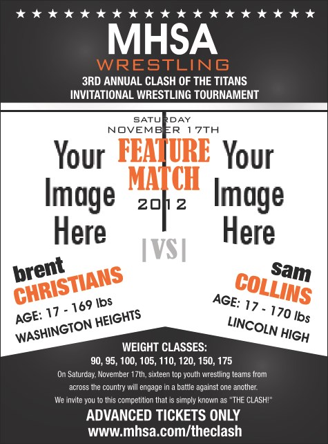 Wrestling Flyer (Black)