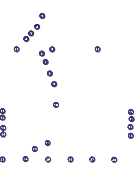Wrestling Logo Flyer (Black) Front Field Markers