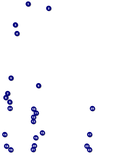 Sunrise Retro Flyer Front Field Markers