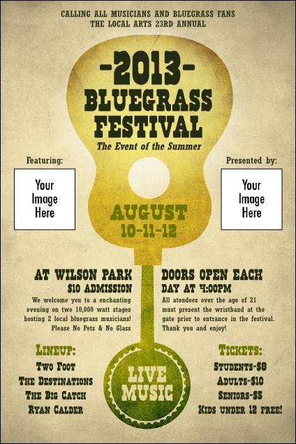 Guitar and Banjo Poster Product Front