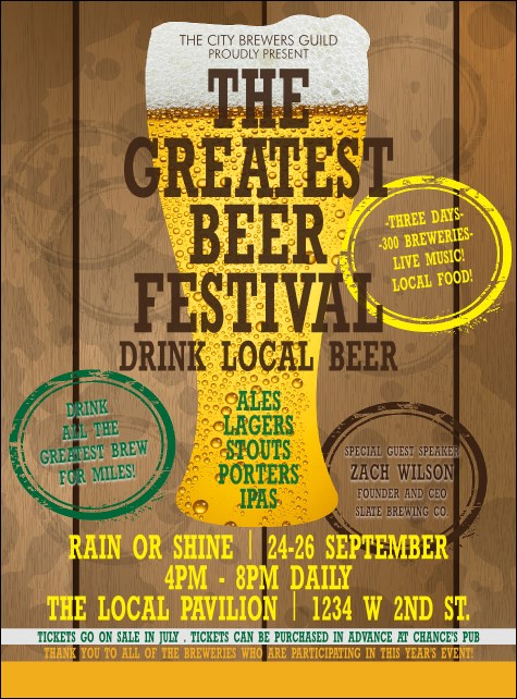 Beer Festival Flyer