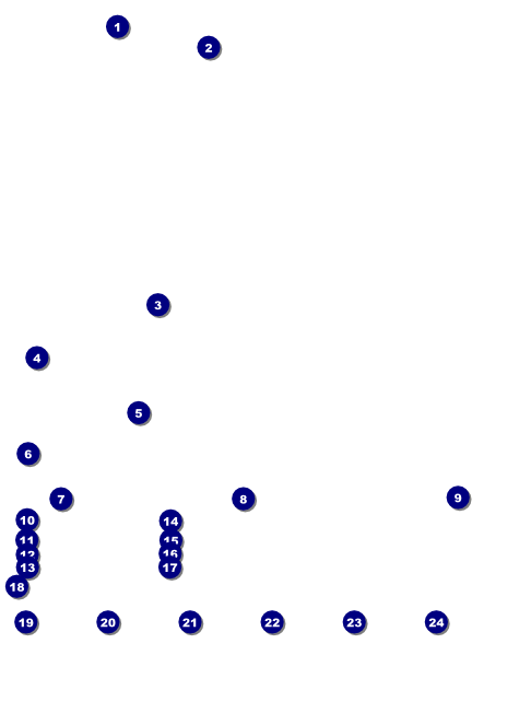 Football Green Logo Flyer Front Field Markers