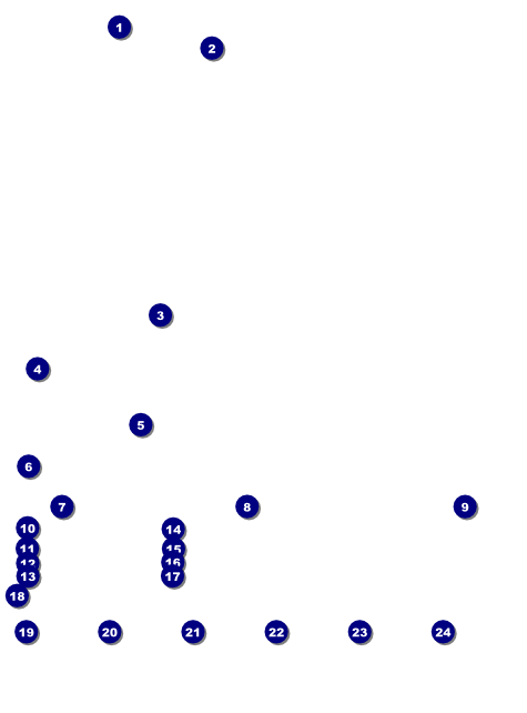 Football Red Logo Flyer Front Field Markers