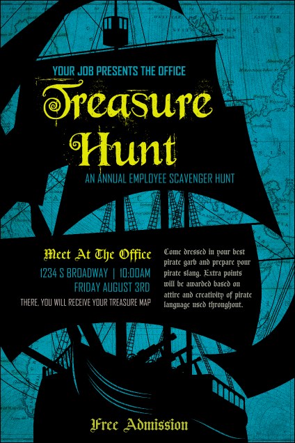 Pirate Ship Poster Product Front