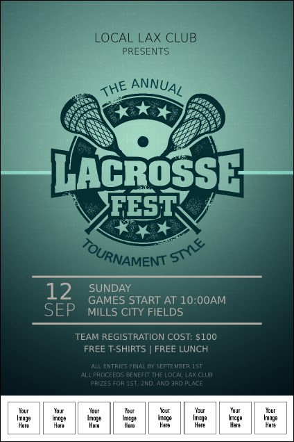 Lacrosse Poster Sponsor Product Front