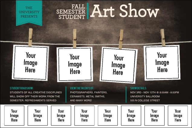 Image Upload Polaroid Poster Sponsor Product Front