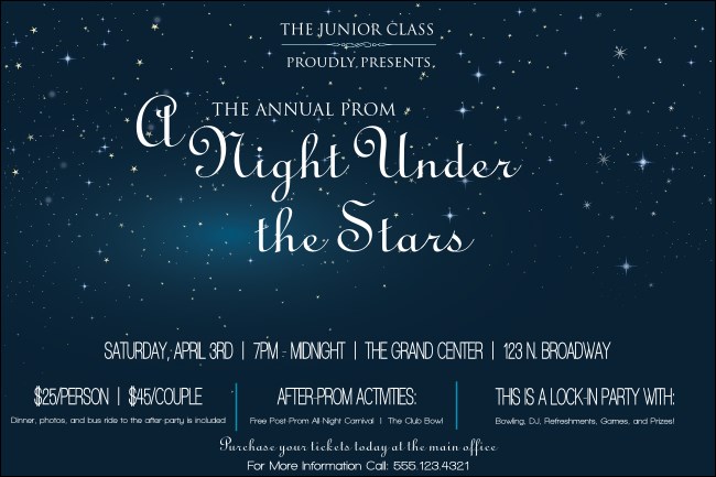 Star Theme Poster Product Front