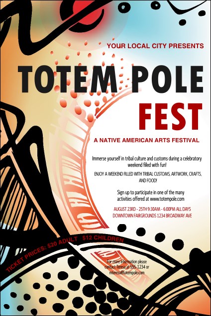 All Purpose Tribal Poster Product Front