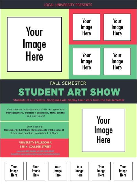 Image Upload Logo Flyer Product Front
