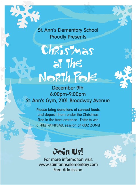 Paper Snowflake Invitation